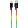 Дата кабель USB 2.0 AM to Micro 5P 1.0m multicolor ColorWay (CW-CBUM017-MC) - Изображение 1
