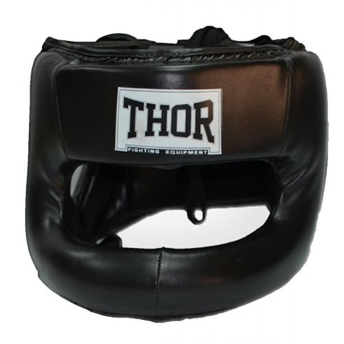 Боксерський шолом Thor 707 Nose Protection XL Black (707 (Leather) BLK XL)