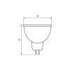Лампочка Eurolamp LED SMD MR16 5W GU5.3 4000K 12V (LED-SMD-05534(12)(P)) - Зображення 3