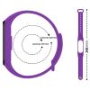 Ремешок для фитнес браслета BeCover Silicone для Xiaomi Mi Smart Band 5/6/7 Dark Purple (707654) - Изображение 1
