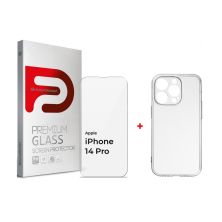 Чохол до мобільного телефона Armorstandart Apple iPhone 14 Pro (Clear glass + Air Series Case) (ARM66922)