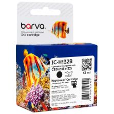 Картридж Barva HP 132 black/C9362HE, 13 мл (IC-H132B)