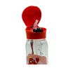 Бутылка для воды Casno 400 мл KXN-1195 Червона краб з соломинкою (KXN-1195_Red) - Изображение 3