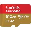 Карта пам'яті SanDisk 512GB microSD class 10 UHS-I U3 V30 Extreme (SDSQXAV-512G-GN6MA) - Зображення 1