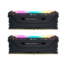 Модуль пам'яті для комп'ютера DDR4 32GB (2x16GB) 3200 MHz Vengeance RGB Pro Black Corsair (CMW32GX4M2E3200C16)