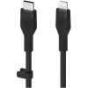 Дата кабель USB-С to Lightning 1.0m Belkin (CAA009BT1MBK) - Зображення 1