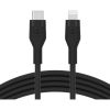 Дата кабель USB-С to Lightning 1.0m Belkin (CAA009BT1MBK) - Зображення 3