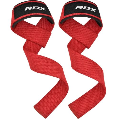 Кистевые лямки RDX W1 Gym Single Strap Red Plus (WAN-W1R+)