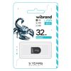 USB флеш накопичувач Wibrand 32GB Scorpio Black USB 2.0 (WI2.0/SC32M3B) - Зображення 1