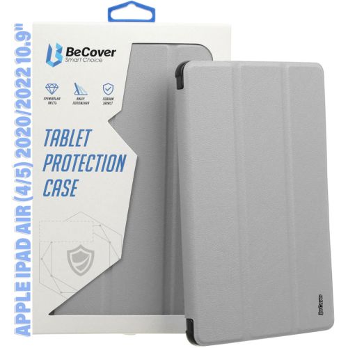 Чехол для планшета BeCover Soft Edge Apple iPad Air (4/5) 2020/2022 10.9 Gray (711122)