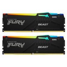 Модуль памяти для компьютера DDR5 64GB (2x32GB) 6400 MHz Beast RGB EXPO Kingston Fury (ex.HyperX) (KF564C32BBEAK2-64)