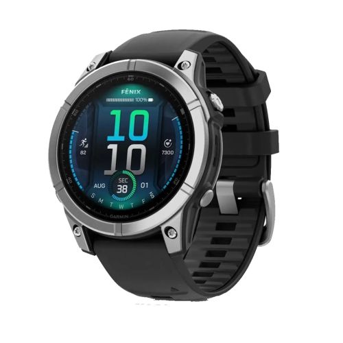 Смарт-часы Garmin fenix E, 47mm, Stainless Steel/Black, GPS (010-03025-00)