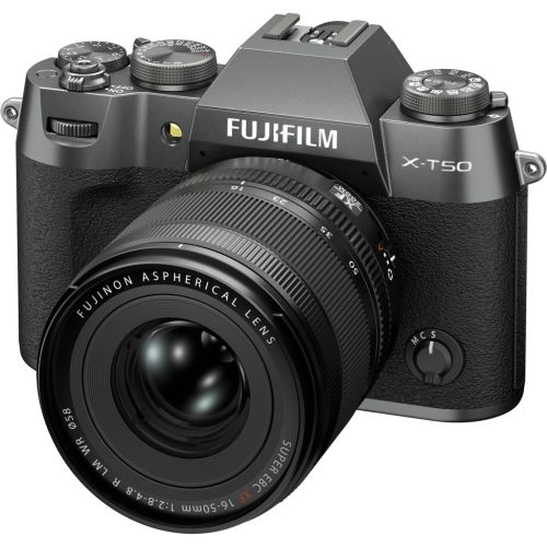 Цифровий фотоапарат Fujifilm X-T50 + XF16-50mmF2.8-4.8 R LM WR Kit Charcoal silver (16828650)