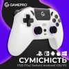 Геймпад GamePro GPS13W BT 5.3/USB/PC/iOS/Android/PS3/PS4 RGB White (GPS13W) - Зображення 2