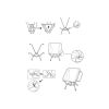 Крісло складане Naturehike Clamshell 001 Triangle Folding Moon Chair Чорне (6975641880608) - Зображення 1