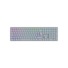 Клавіатура Canyon HKB-W11 Slim Dual Mode Wireless/Bluetooth RGB UA Grey (CNS-HBTK11G) Клавіатура Canyon HKB-W11 Slim Dual Mode Wireless/Bluetooth RGB UA Grey (CNS-HBTK11G)
