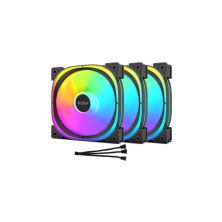Кулер для корпуса PcCooler EF 120 ARGB BK 3 IN 1 Black