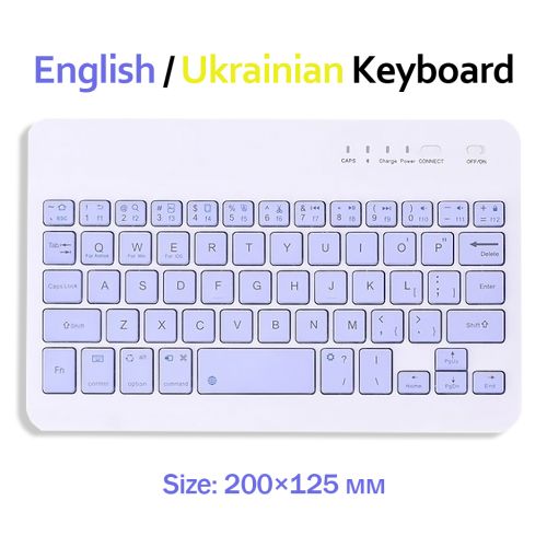 Клавиатура BeCover Bluetooth UA Purple (713409)