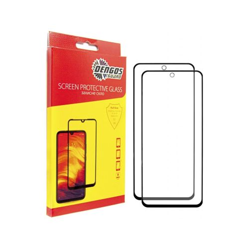 Стекло защитное Dengos Oppo A5 4G Black 2 pcs (DG-TG2P-78)