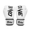 Боксерские перчатки Fairtex BGV1-ONE (натуральна шкіра) White 10 унцій (бинти в комплекті) (BGV1-ONE_10oz_White) - Изображение 2