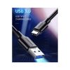 Дата кабель USB 3.0 AM to USB-C 0.5m 3A US184 black Ugreen (20881) - Зображення 1