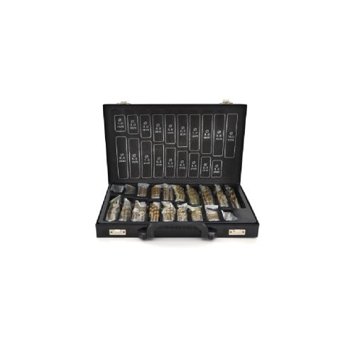 Набор сверл YOSO по металлу, титановое покрытие 170 шт. (TD011)