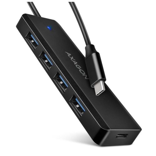 Концентратор AXAGON USB-C to 4xUSB 3.0 black (HUE-C1C)