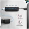 Концентратор AXAGON USB-C to 4xUSB 3.0 black (HUE-C1C) - Зображення 3