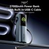 Батарея універсальна Vention 27000 mAh 200W Gray TFT Display Type (FKGH0) - Зображення 2