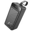 Батарея універсальна HOCO 60000mAh Element PD/20W, QC/22.5W, LED Lamp, Black (J123C / 714736) - Зображення 1