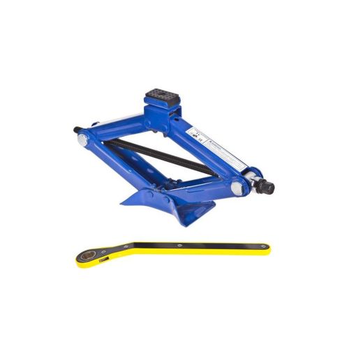 Домкрат VITOL ромб з тріскачкою 1 т висота підйом 350мм (DB-T10103A)