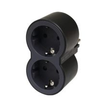 Сетевой разветвитель Legrand Стандарт 2х2К+C передні розетки (694517)