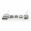 Дата кабель USB 2.0 AM to Lightning + Micro 5P + Type-C 1.0m Cablexpert (CC-USB2-AMLM31-1M) - Зображення 2