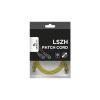 Патч-корд 0.25м S/FTP Cat 6A CU LSZH yellow Cablexpert (PP6A-LSZHCU-Y-0.25M) - Изображение 3