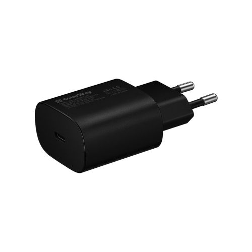 Зарядное устройство ColorWay Power Delivery Port PPS USB Type-C (25W) black (CW-CHS033PD-BK)