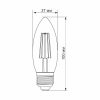 Лампочка Videx Filament C37F 4W E27 4100K 220V (VL-C37F-04274) - Зображення 2