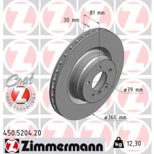 Тормозной диск ZIMMERMANN 450.5204.20