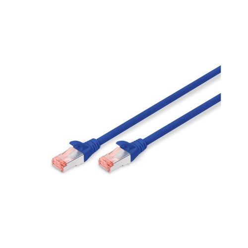 Патч-корд 3м, CAT 6 S-FTP, AWG 27/7, LSZH, blue Digitus (DK-1644-030/B)