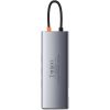 Концентратор Baseus USB3.1 Type-C to USB C(PD)100W/HDMI 4K 30Hz/VGA/USB3.2/RJ45/SD+TF,9in1 Grey (CAHUB-CU0G) - Изображение 3