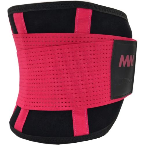 Пояс компресійний MadMax MFA-277 Slimming and Support Belt black/rubine red M (MFA-277-RED_M)