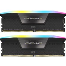 Модуль пам'яті для комп'ютера DDR5 64GB (2x32GB) 6000 MHz Vengeance RGB Corsair (CMH64GX5M2B6000C38)