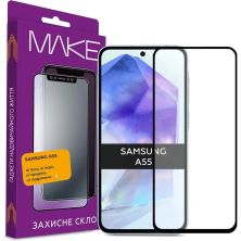 Стекло защитное MAKE Samsung A55 (MGF-SA55)