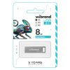 USB флеш накопичувач Wibrand 8GB Chameleon Silver USB 2.0 (WI2.0/CH8U6S) - Зображення 1