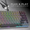 Клавіатура GamePro MK141R Red Swich Low Profile RGB USB Dark Gray (MK141R) - Зображення 3