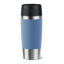 Термокружка Tefal Travel Mug Classic Twist, 360мл, нержавіюча сталь, блакитний (N2024510)