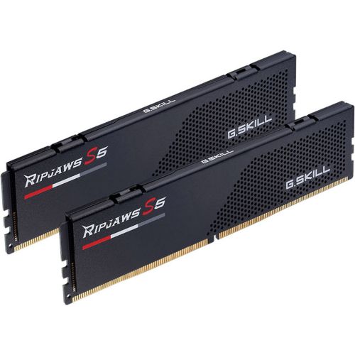 Модуль пам'яті для комп'ютера DDR5 48GB (2x24GB) 5200 MHz Ripjaws S5 Black G.Skill (F5-5200J4040A24GX2-RS5K)