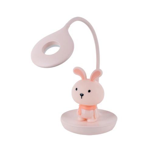 Настольная лампа Kite Bunny LED с аккумулятором, розовая (K24-492-1-2)