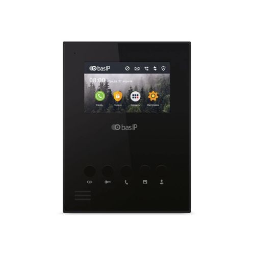 Видеодомофон Bas-IP AU-04LAF/W Black