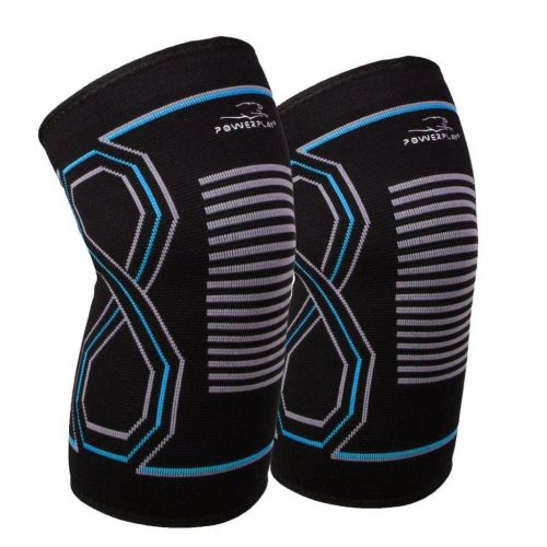 Фіксатор коліна PowerPlay PP-4099 Knee SupportЧорно/Сині L/XL (PP_4099_L/XL_Bl/Blue)