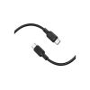 Дата кабель USB-C to USB-C 2.0m 60W Lenny silicone BX113 black BOROFONE (6941991115516) - Изображение 3